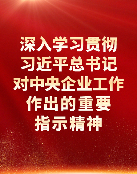 深入學(xué)習(xí)貫徹習(xí)近平總書記對中央企業(yè)工作作出的重要指示精神